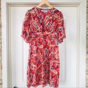 Trina Turk Silk Floral Dress